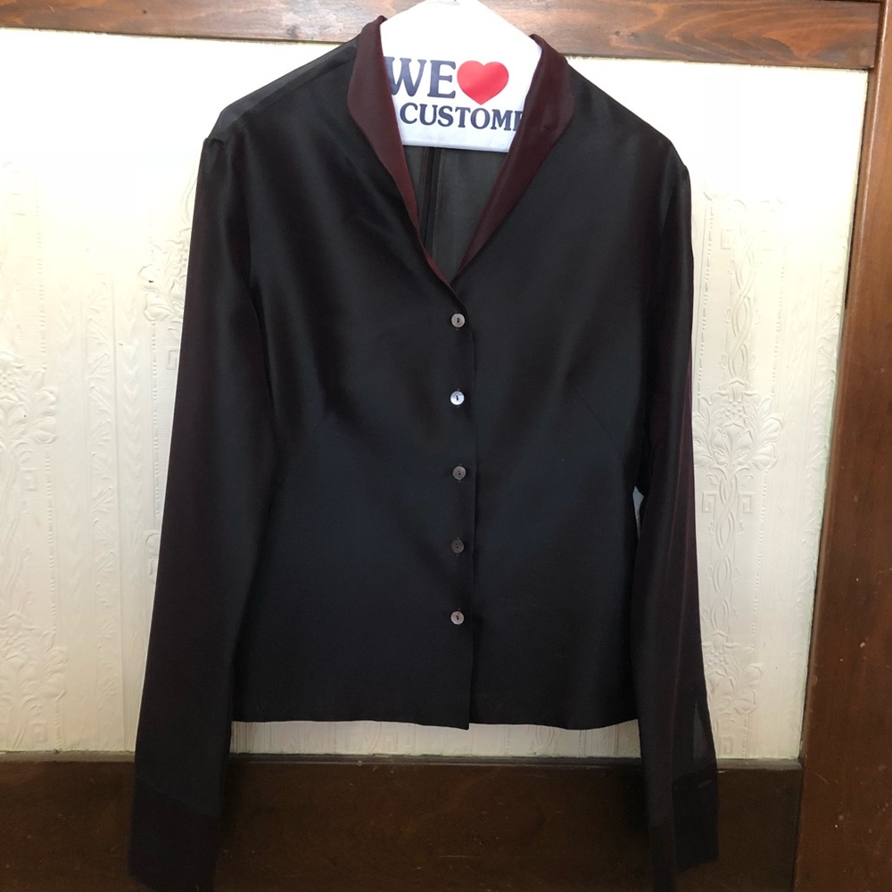 Exté Italian silk blend shirt shimmering